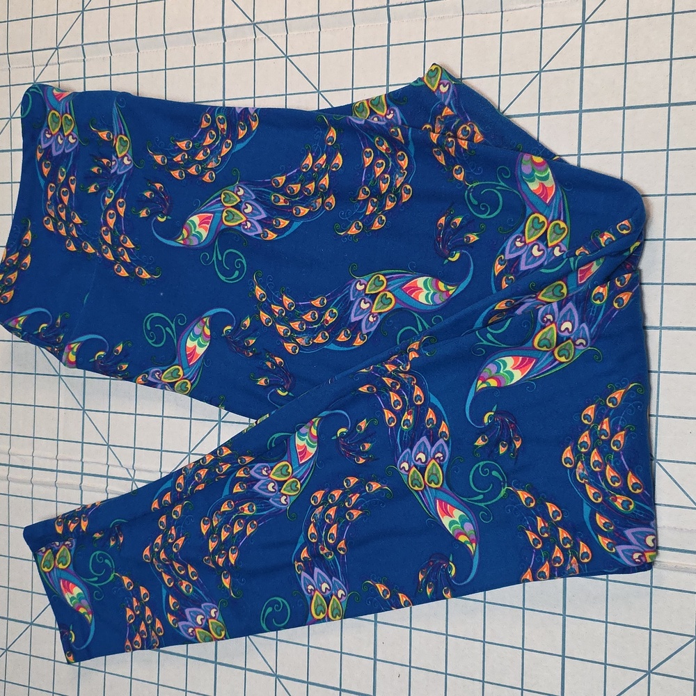 LulaRoe‎ Leggings T&C ONE SIZE Preloved, Peacocks